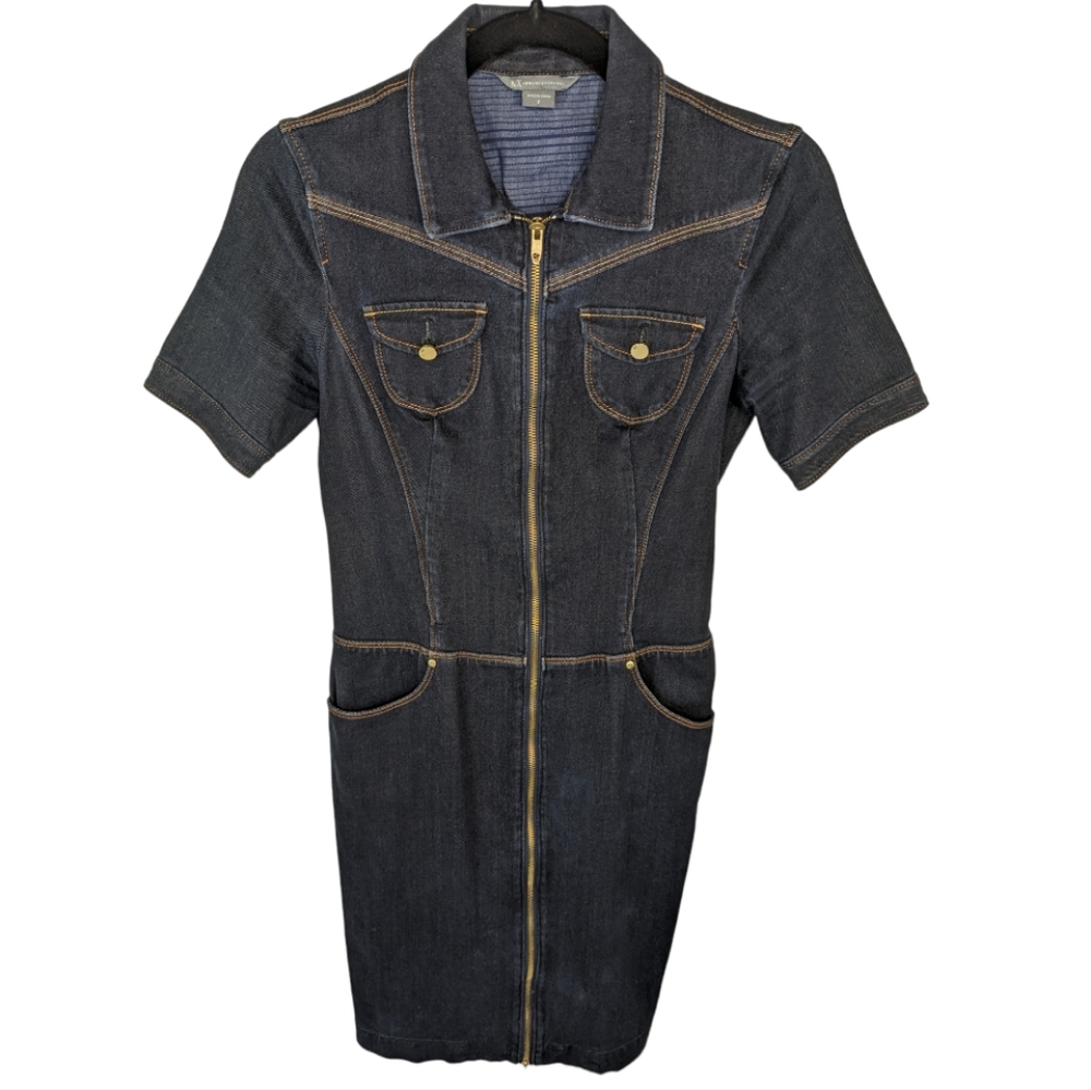 Armani Exchange Denim Dress